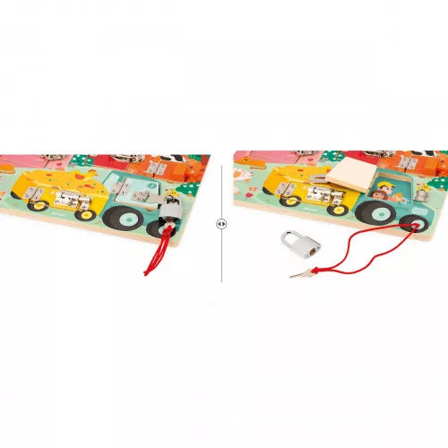 Planche à cadenas La ferme - Janod