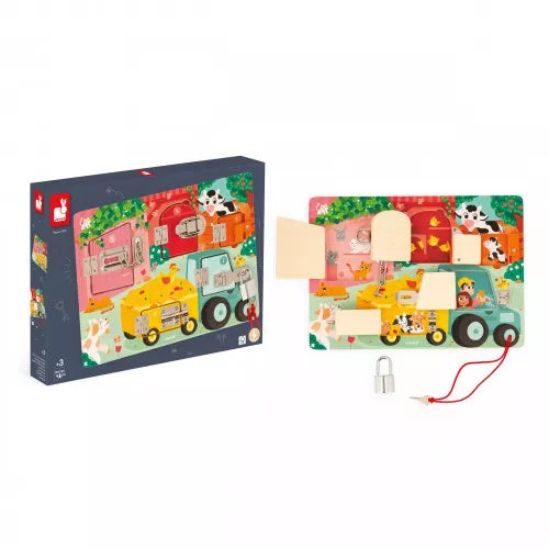 Planche à cadenas La ferme - Janod