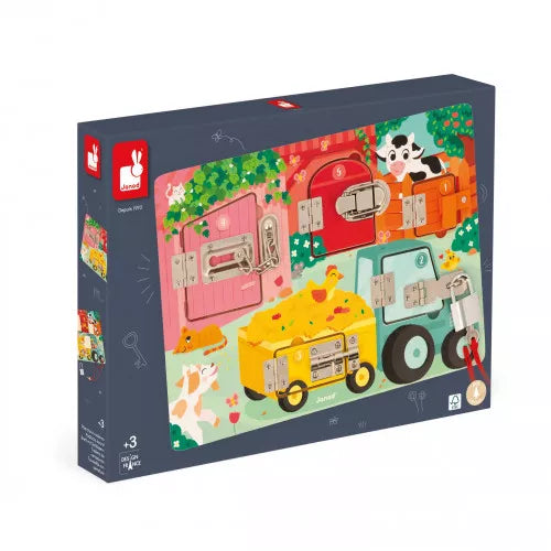 Planche à cadenas La ferme - Janod