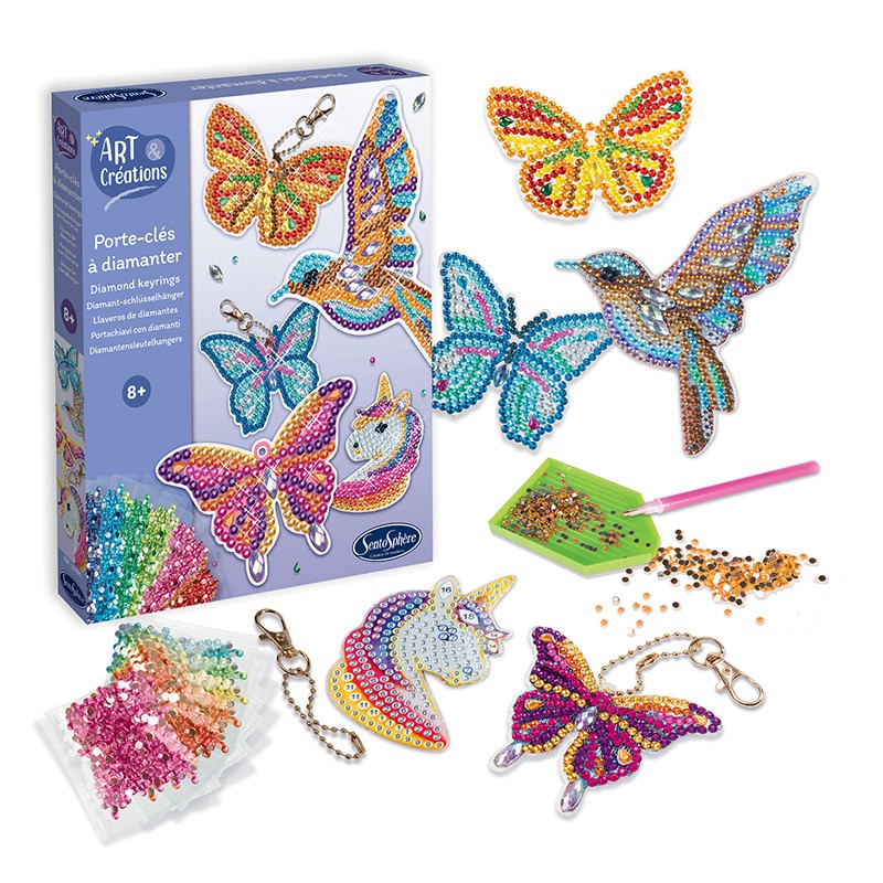 Boutique Petites Fleurs - Porte-clés à diamanter - Sentosphere