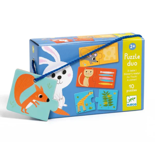 Boutique Petites Fleurs - Puzzle-duo À table Djeco