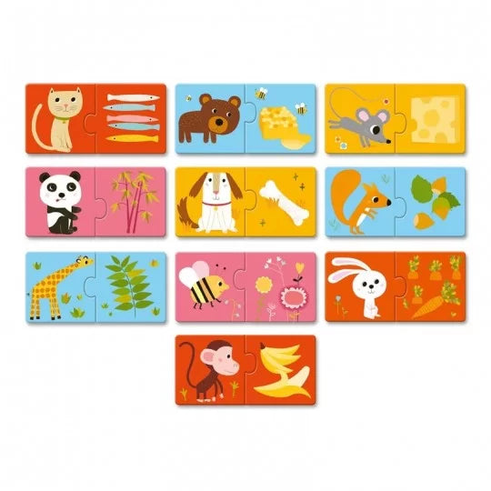 Boutique Petites Fleurs - Puzzle-duo À table Djeco