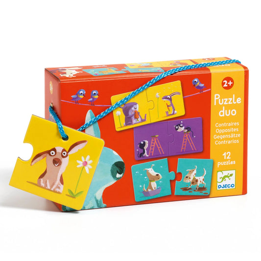 Boutique Petites Fleurs - Puzzle-duo Les contraires Djeco