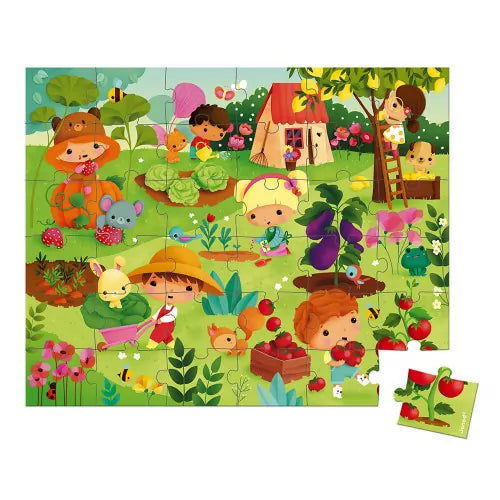 Boutique petites fleurs - Casse-tête - Mon Jardin Potage (36 mcx) de Janod