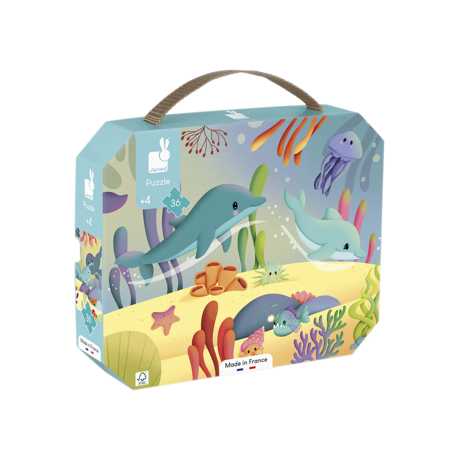 Casse-tête - Animaux marins (36 mcx) de Janod