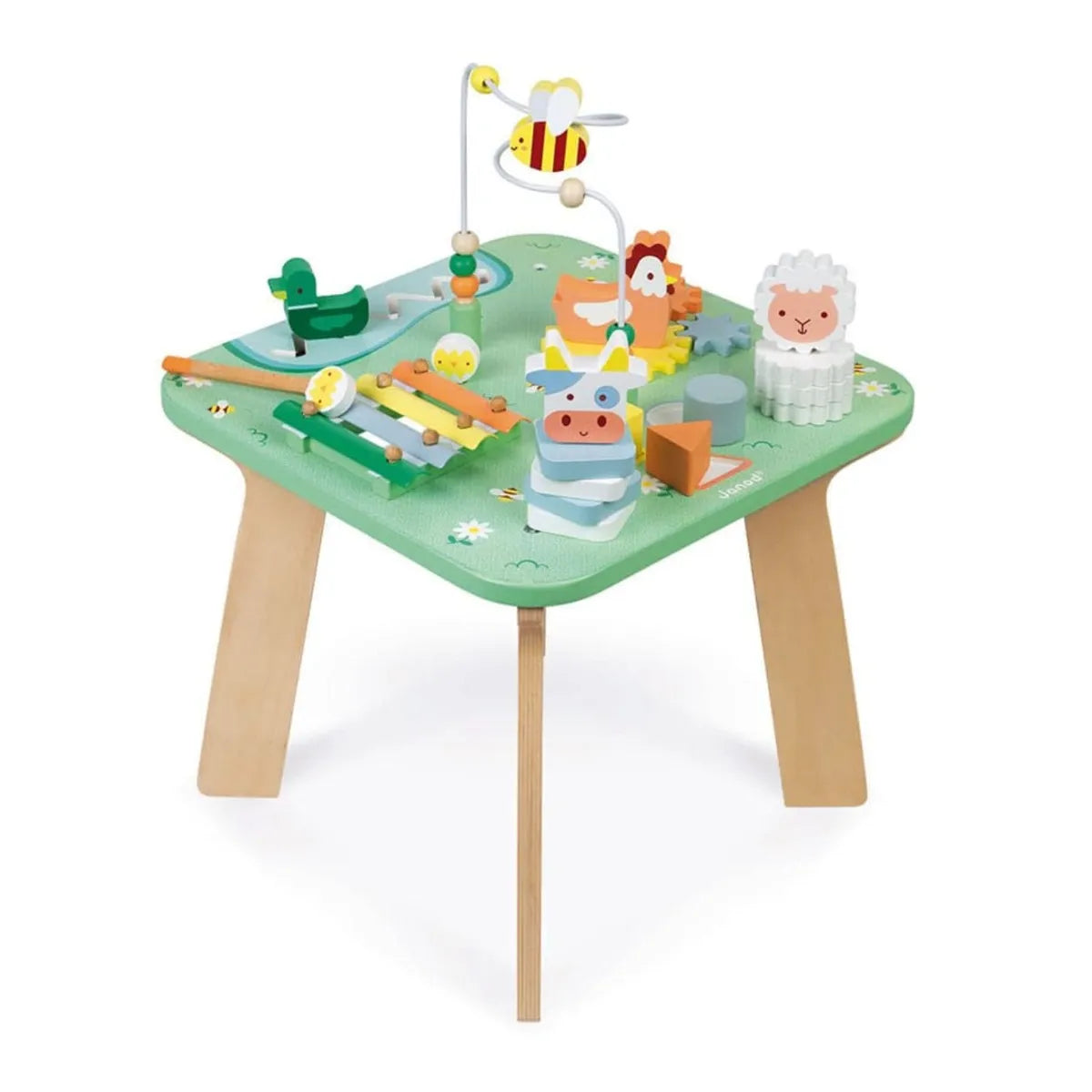 Boutique Petites Fleurs - Table d'Activités en Bois Jolie Prairie - Janod