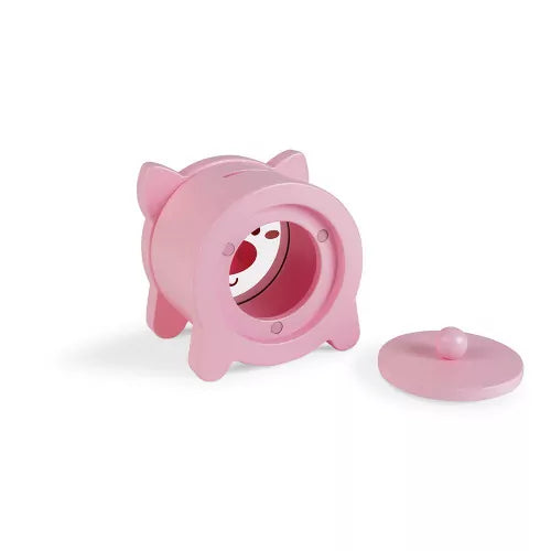 Boutique Petites Fleurs - Tirelire Cochon (en bois) de Janod