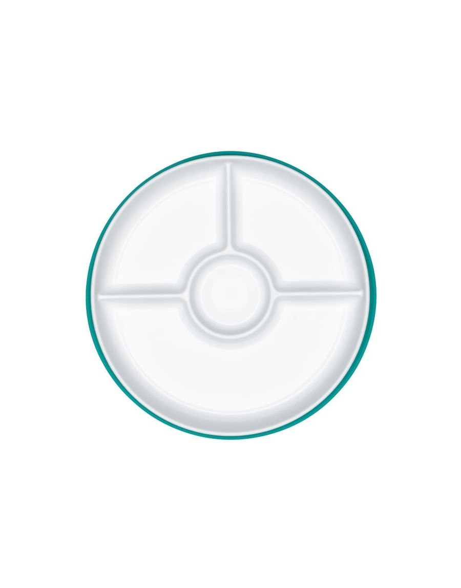 Boutique petites fleurs - assiette compartimentée a ventouse - oxo