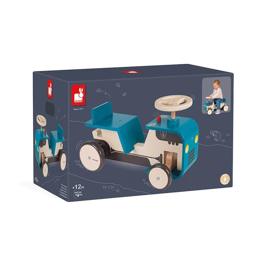 Boutique Petites Fleurs - Porteur tracteur Janod