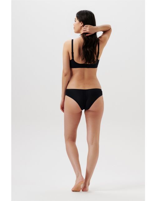 Slip maternité Brazilian Stripe Noir 20N4112
