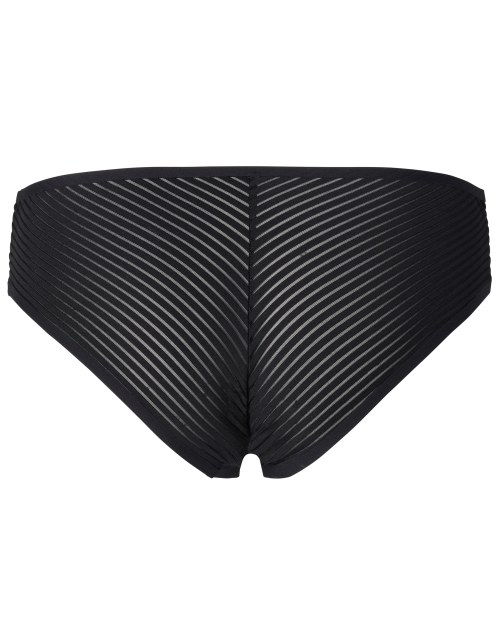 Slip maternité Brazilian Stripe Noir 20N4112