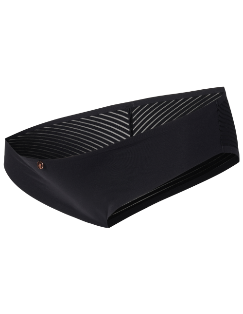 Slip maternité Brazilian Stripe Noir 20N4112