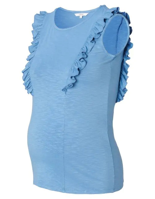 Boutique Petite Fleurs - Haut de maternité et allaitement Blois bleu 3040011