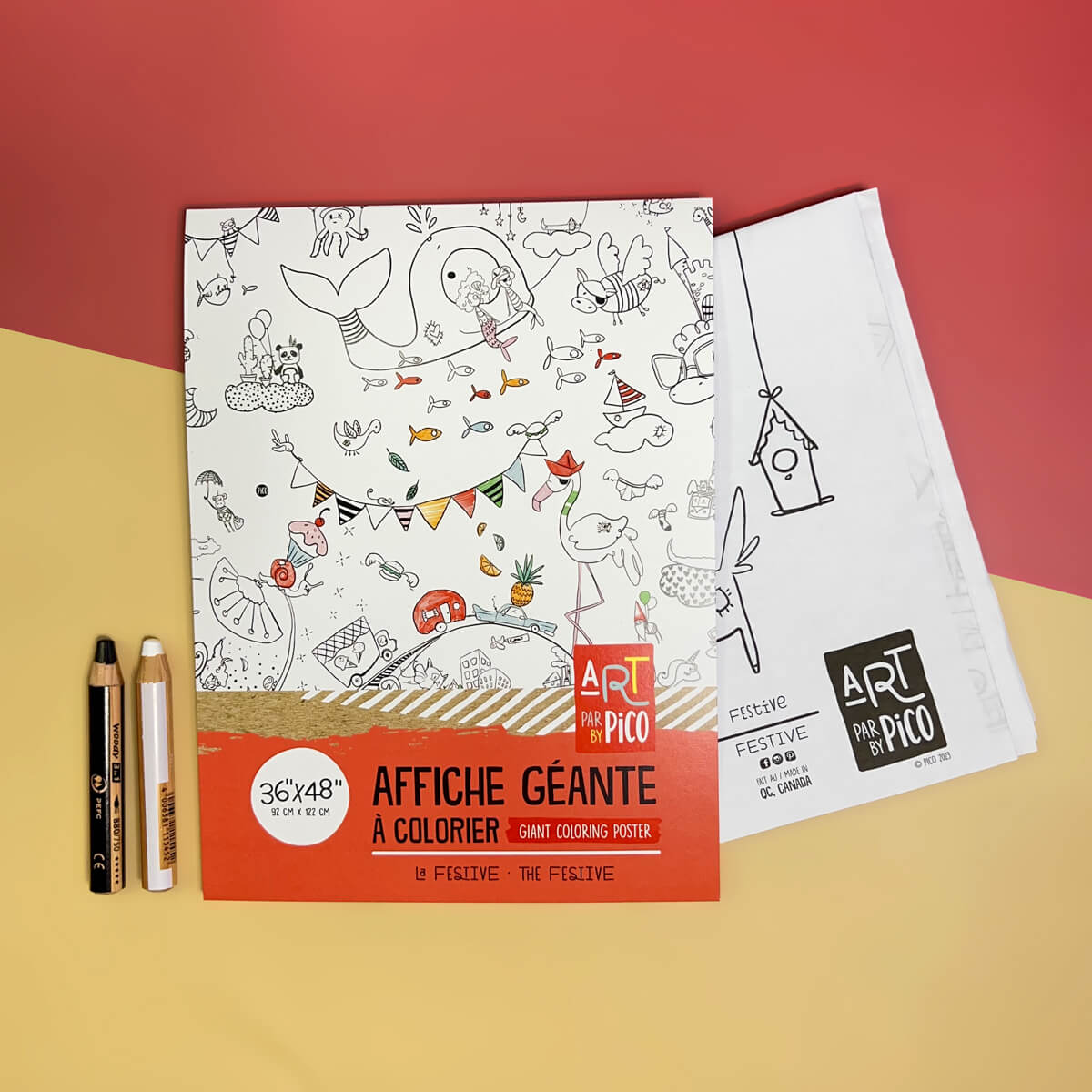 Boutique Petites Fleurs - Coloriage Géant - La festive pico-503 - Picotatoo