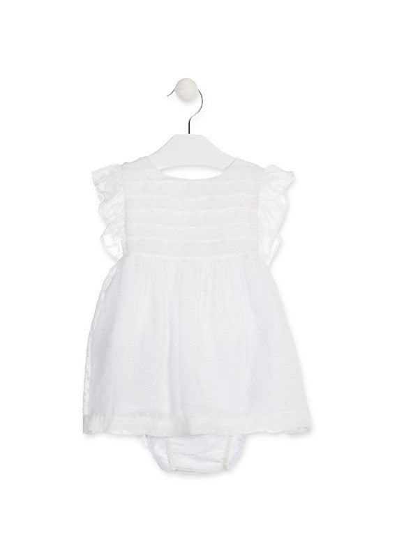 Robe de voilage Blanche 918-7791