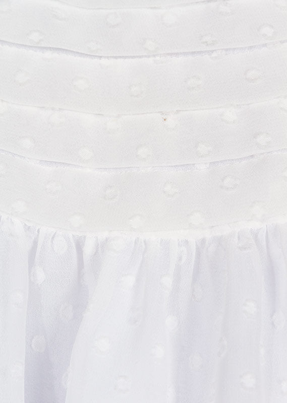 Robe de voilage Blanche 918-7791