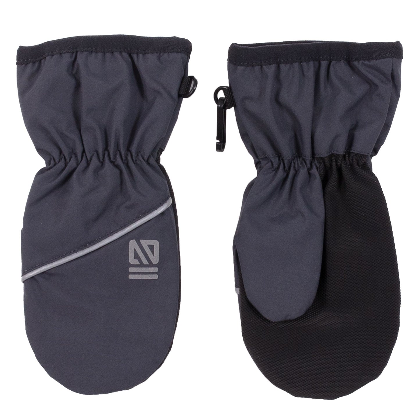 Boutique Petites Fleurs - Mitaine mi-saison imperméable grise BMITN210 - nano collection