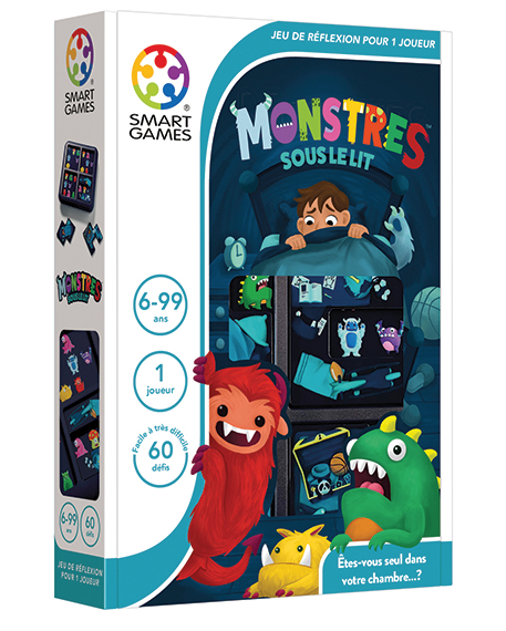 Monstres sous le lit - Jeu réflexion