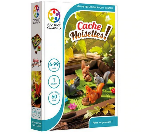 Cache-noisette - Jeu réflexion