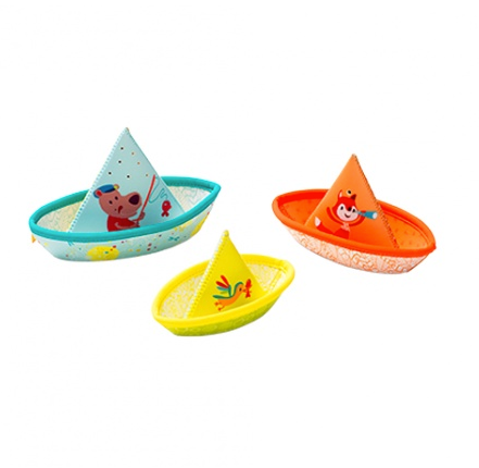 3 Petits Bateaux de bain flottants