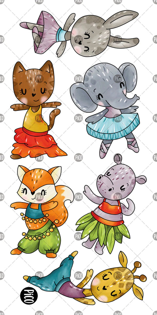 Boutique Petites Fleurs - Tatouage temporaire Vive la danse / pico-342