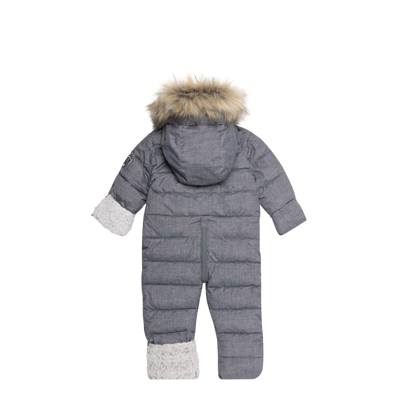 Habit de neige pour bébés une pièce gris E10B701