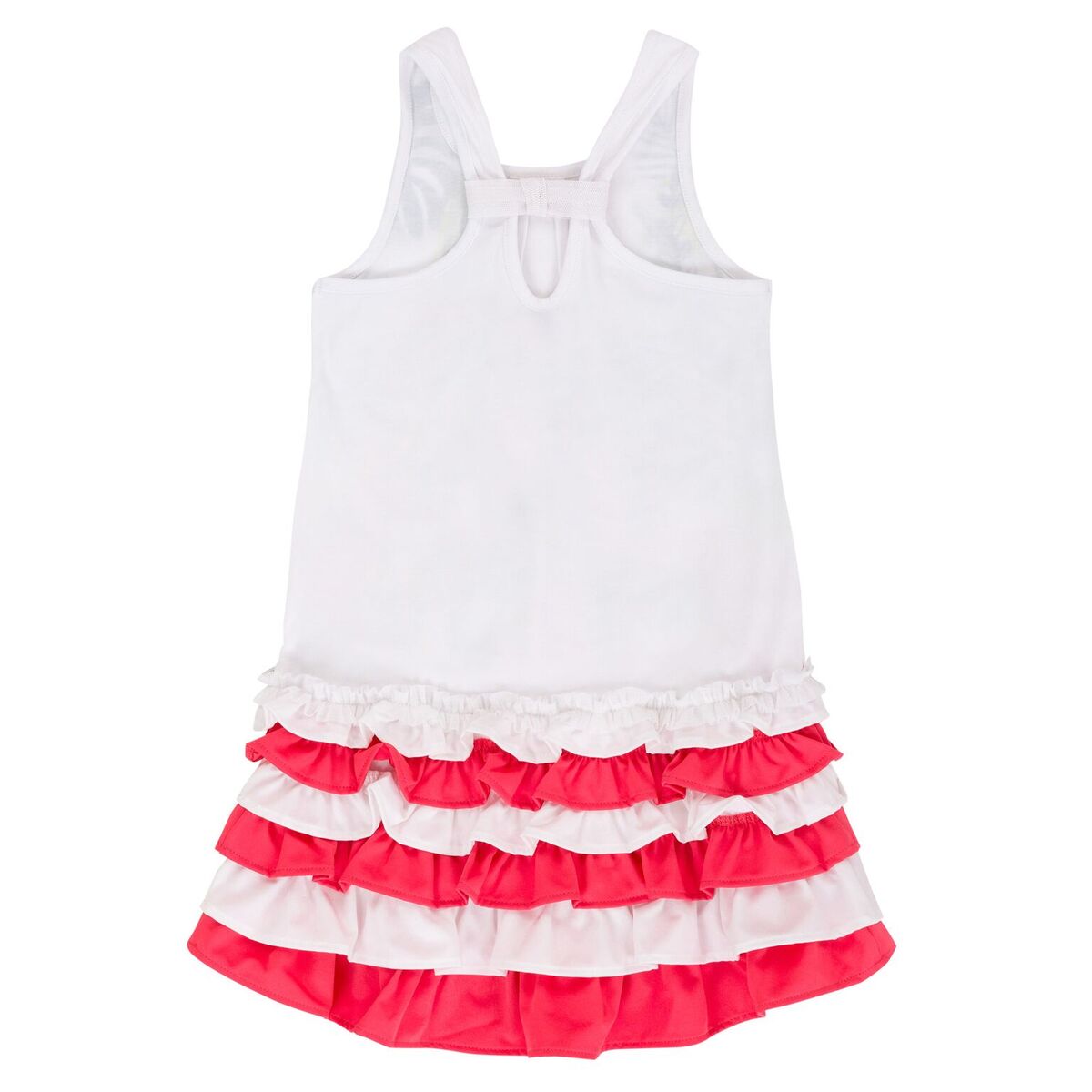 Robe Fleurs corail I93