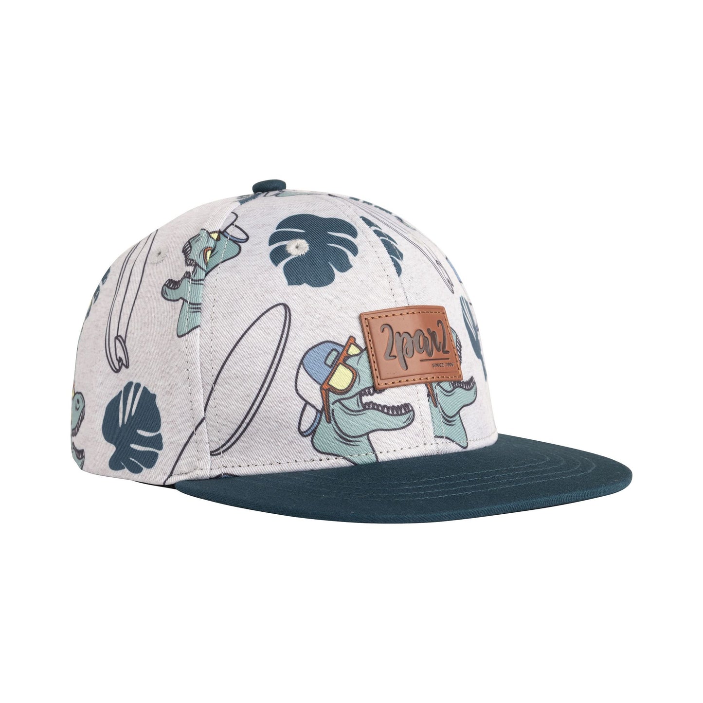 Boutique Petites Fleurs - Casquette imprimée dinosaures surf E30VC42