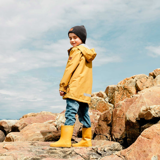 Boutique Petites Fleurs - tuque en maille noir Deux par Deux E30WT24