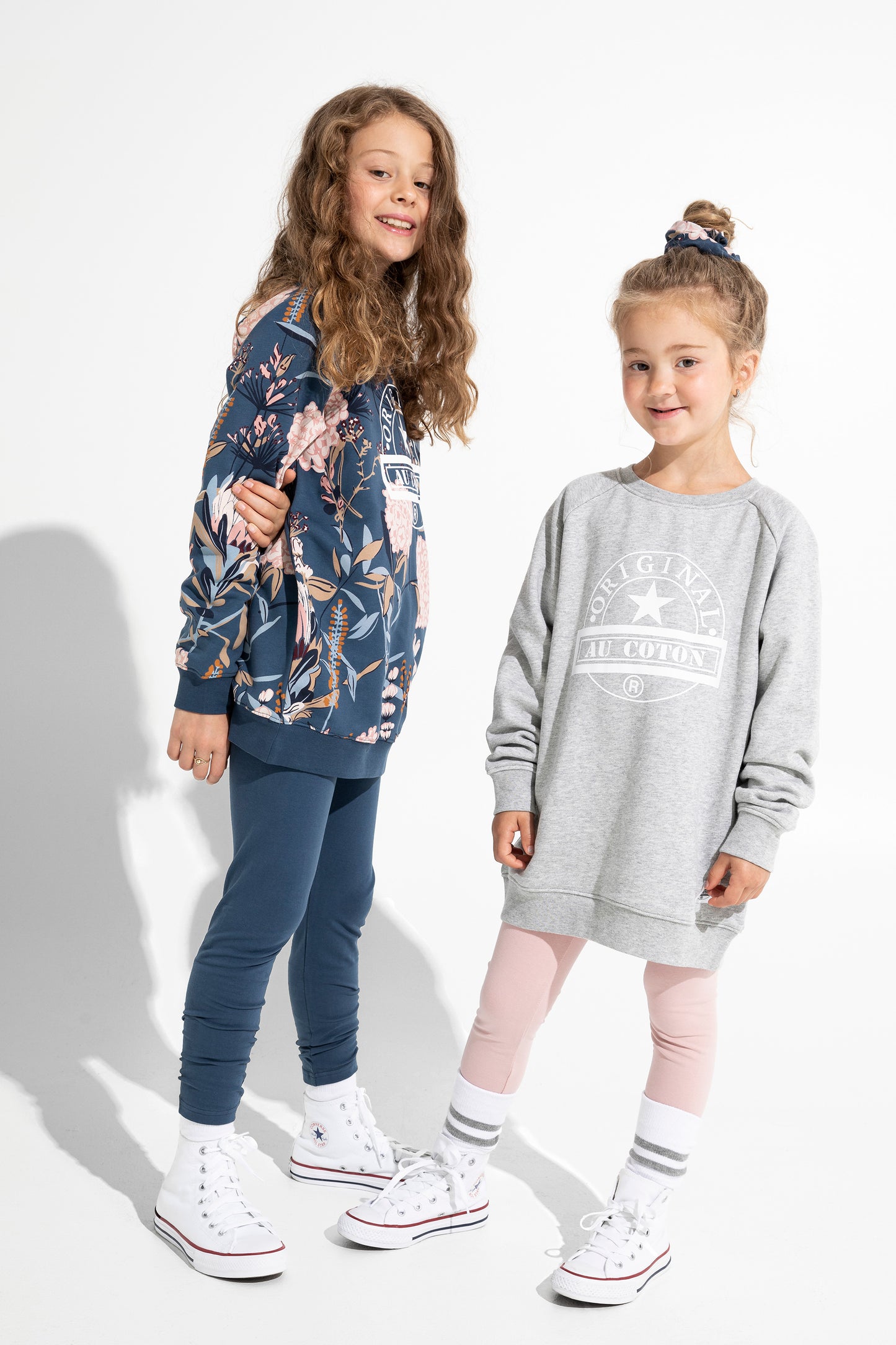 Chandail unisexe en coton ouaté Gris