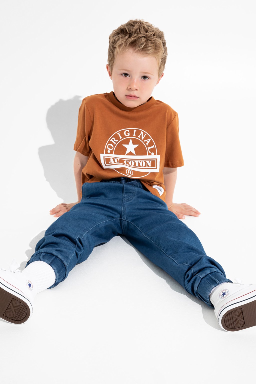 tshirt unisexe Original au Coton Cognac
