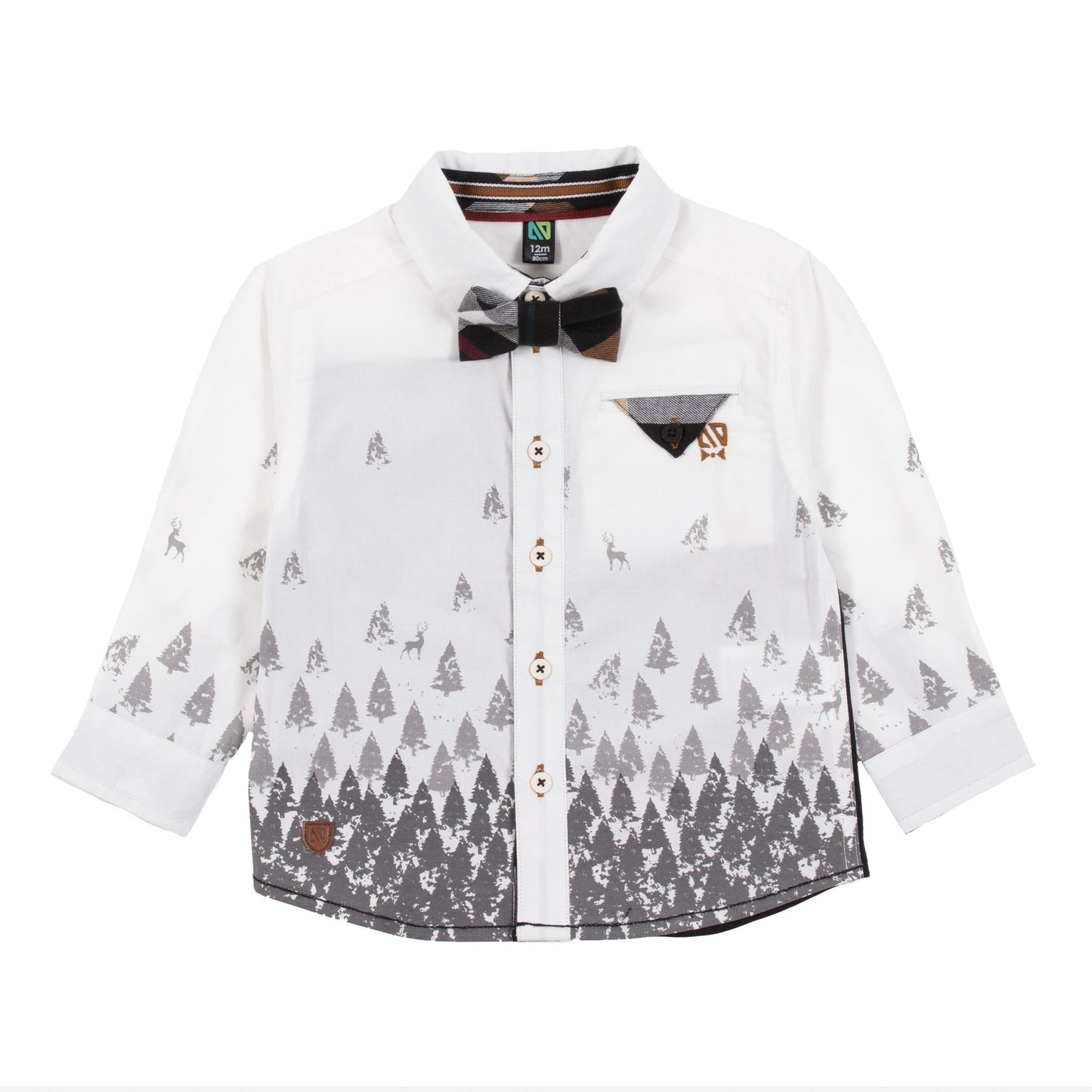 Boutique Petites Fleurs - Chemise pour bébé Petit flocon F2275-03 - Nano Collection