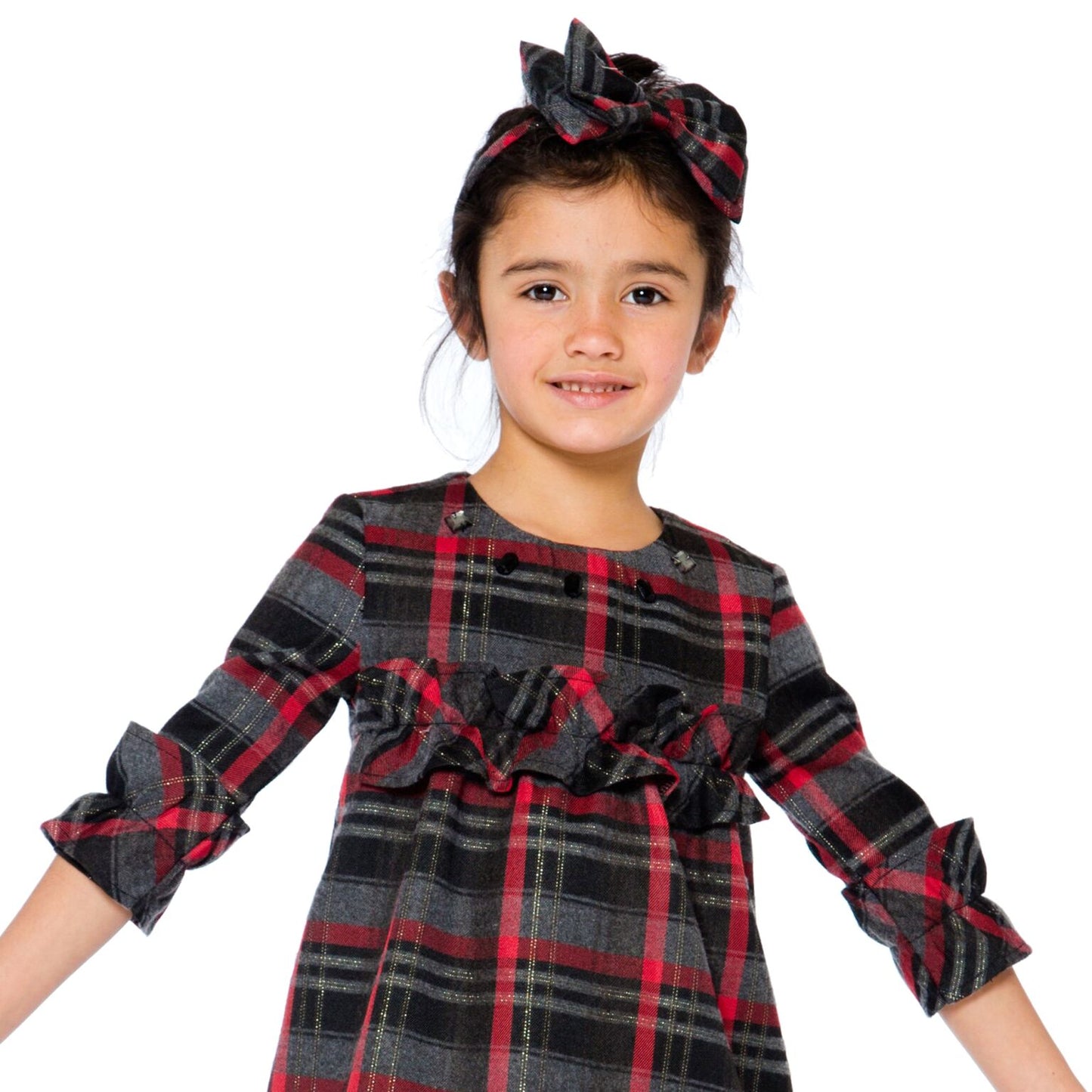serre-tête tartan Reine d'un soir A20MP1