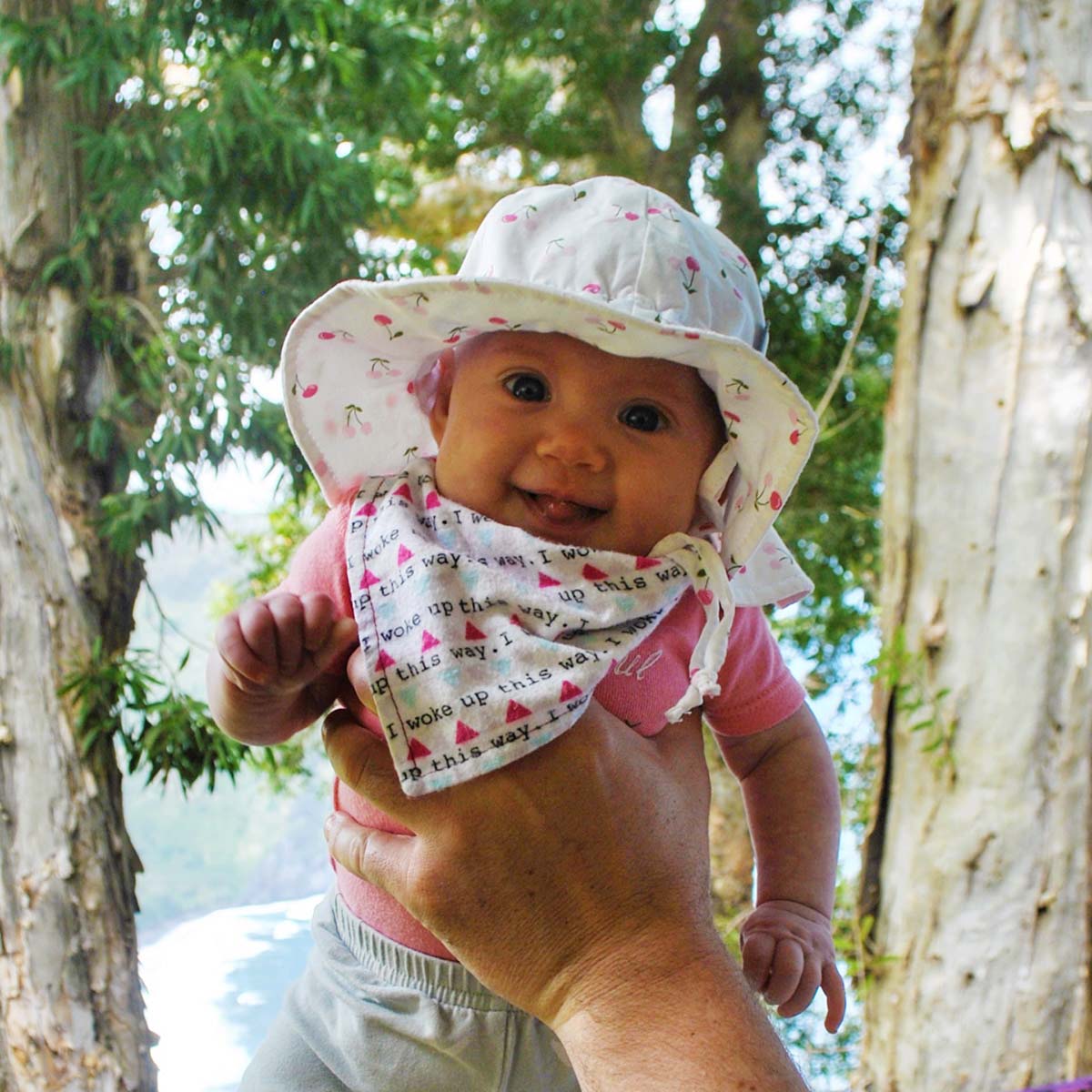 Chapeau Cotton Floppy hat Cerises