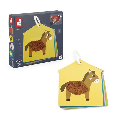 Ensemble de cartes tactiles La Ferme de Janod