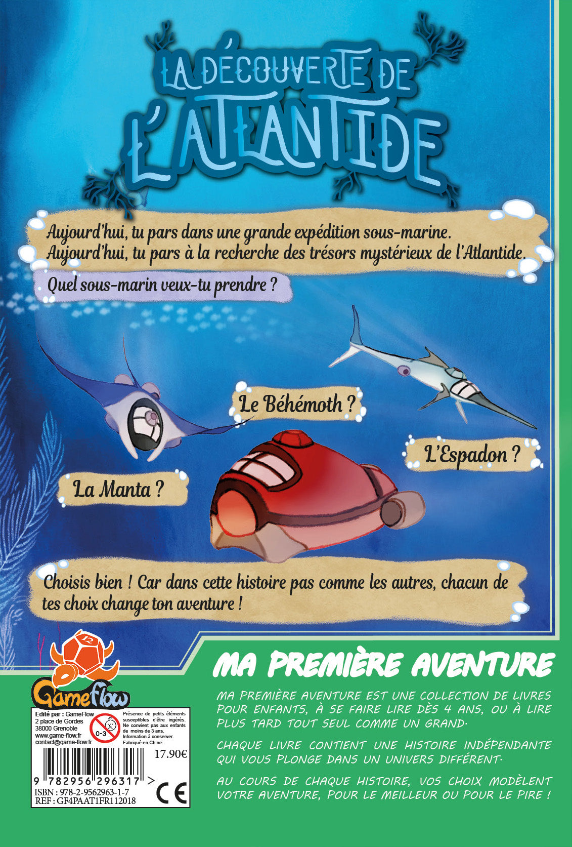 Ma première Aventure La Découverte de l’Atlantide