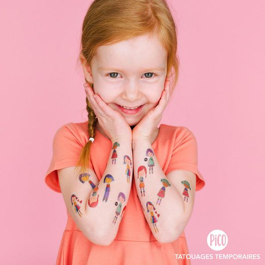 Tatouage temporaire Les Poupées / pico-216