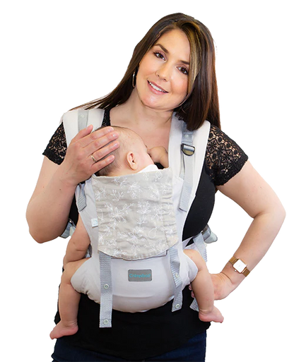 Porte-bébé compact PöpNgo pour poupons et petits enfants Beige de Chimparoo
