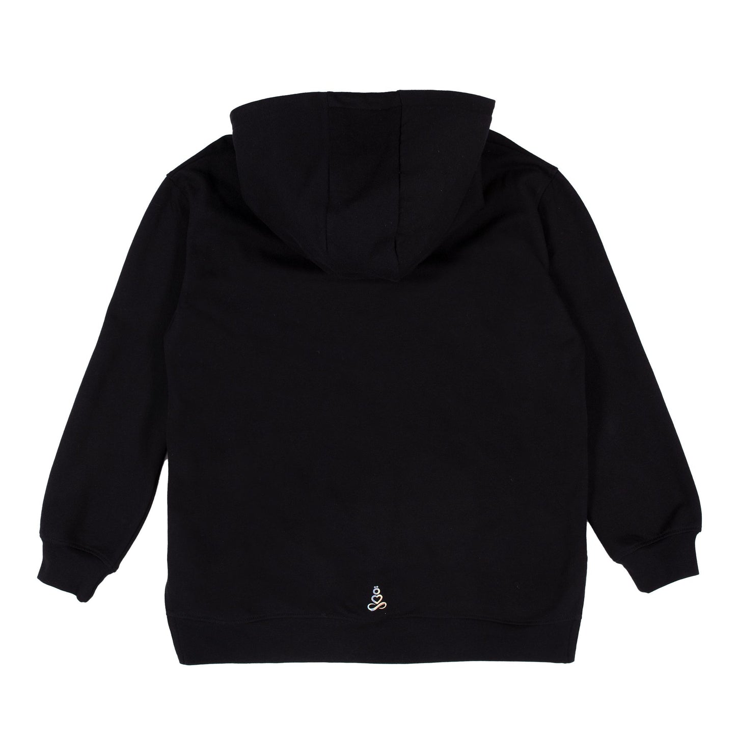 Chandail long à capuchon Noir ado/adulte S22L500-03
