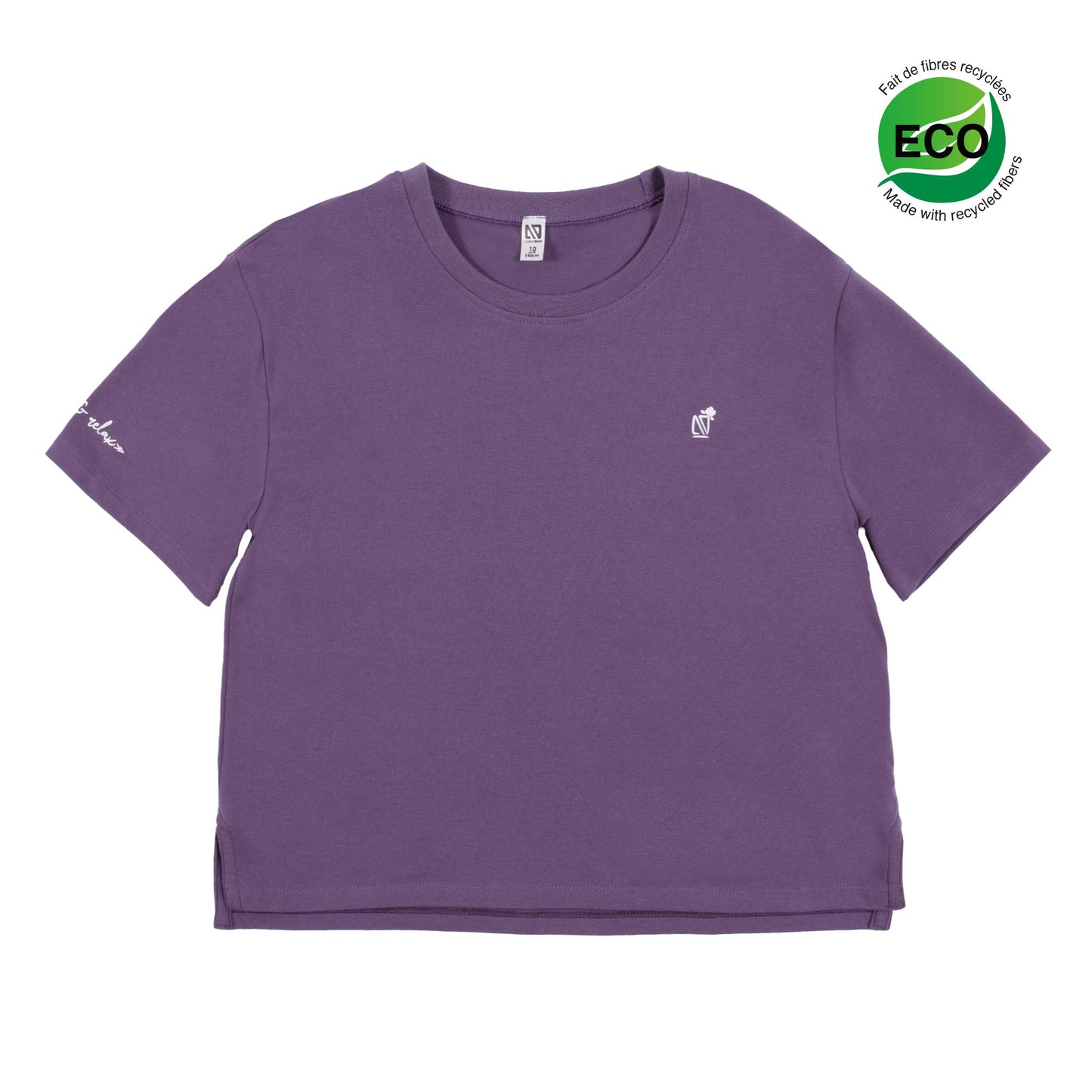 T-shirt Court Mauve S22L50-04