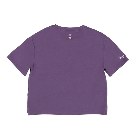 T-shirt Court Mauve S22L50-04