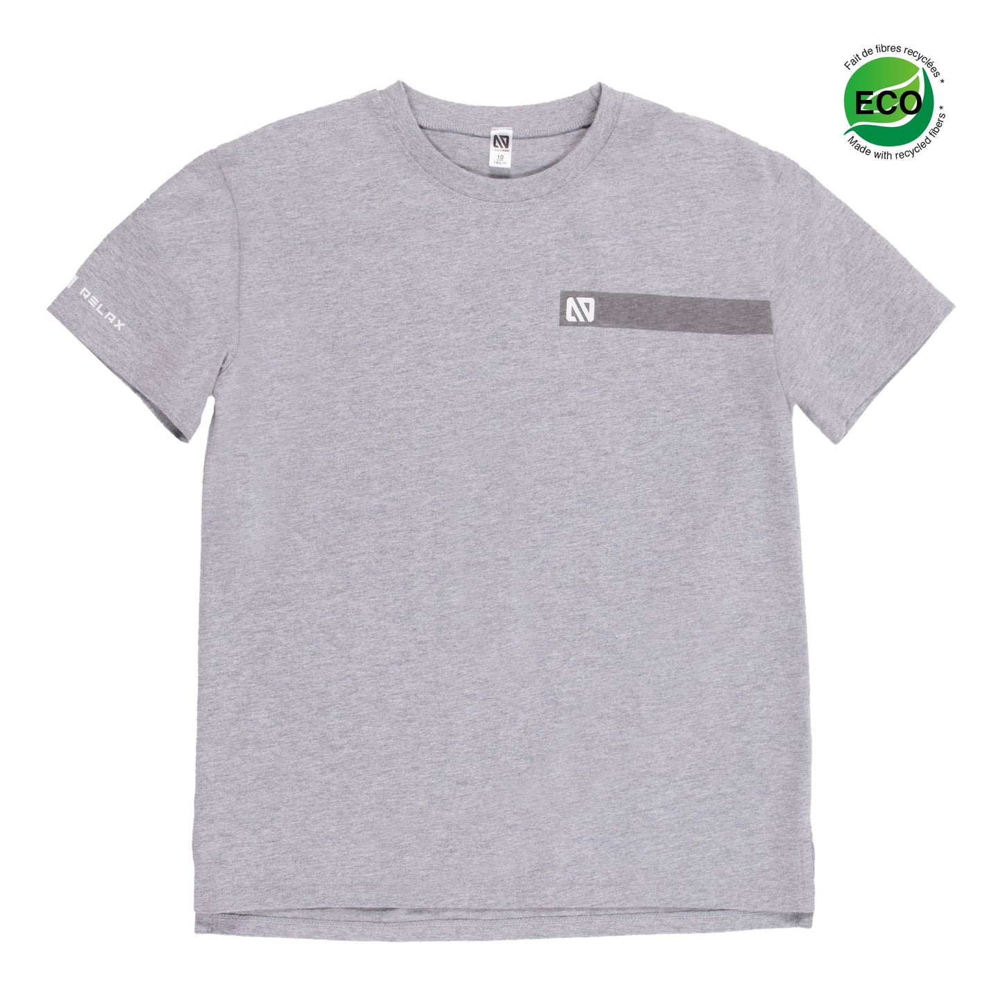 T-shirt Gris Chiné S22L51-04