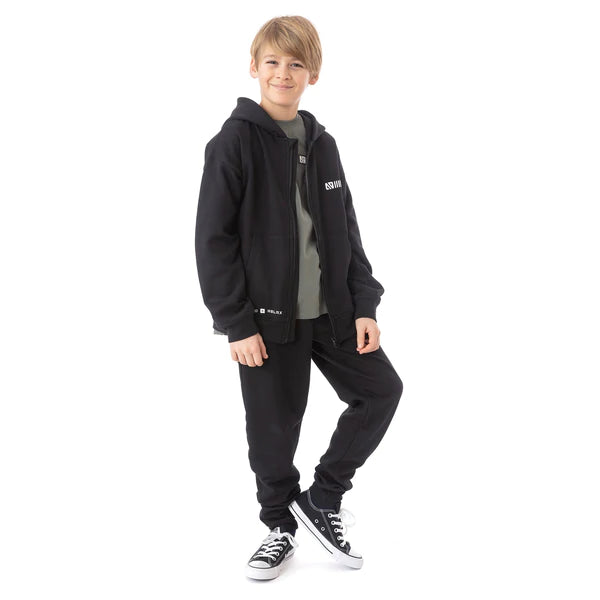 Veste à capuchon Noire s22L51-09