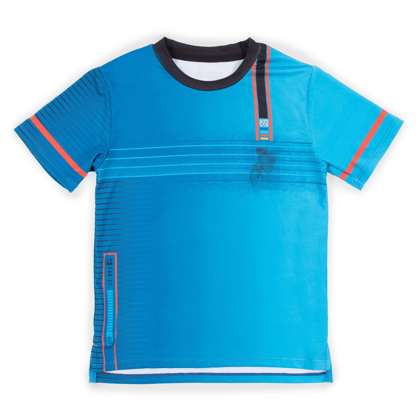 Boutique Petites Fleurs - T-shirt athlétique Bleu Droit Devant S23A81-05