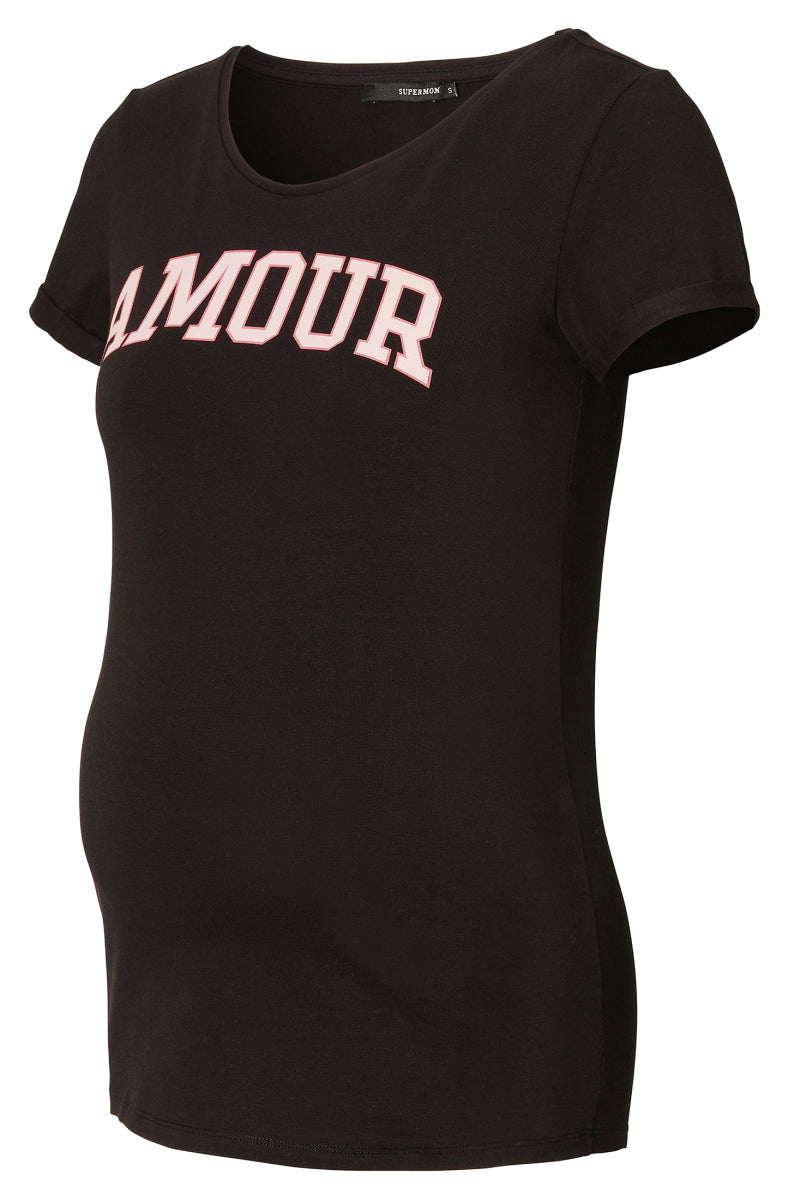 Supermom T-shirt Amour Black 2210010 VENTE FINALE