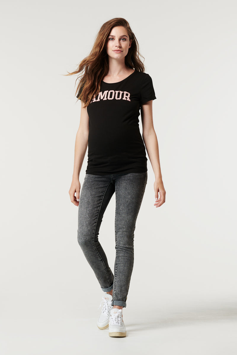 Supermom T-shirt Amour Black 2210010 VENTE FINALE