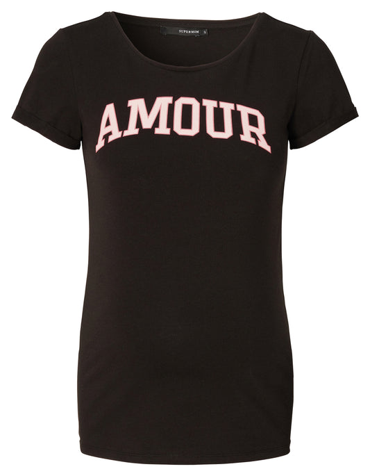 Supermom T-shirt Amour Black 2210010 VENTE FINALE