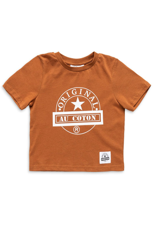 tshirt unisexe Original au Coton Cognac