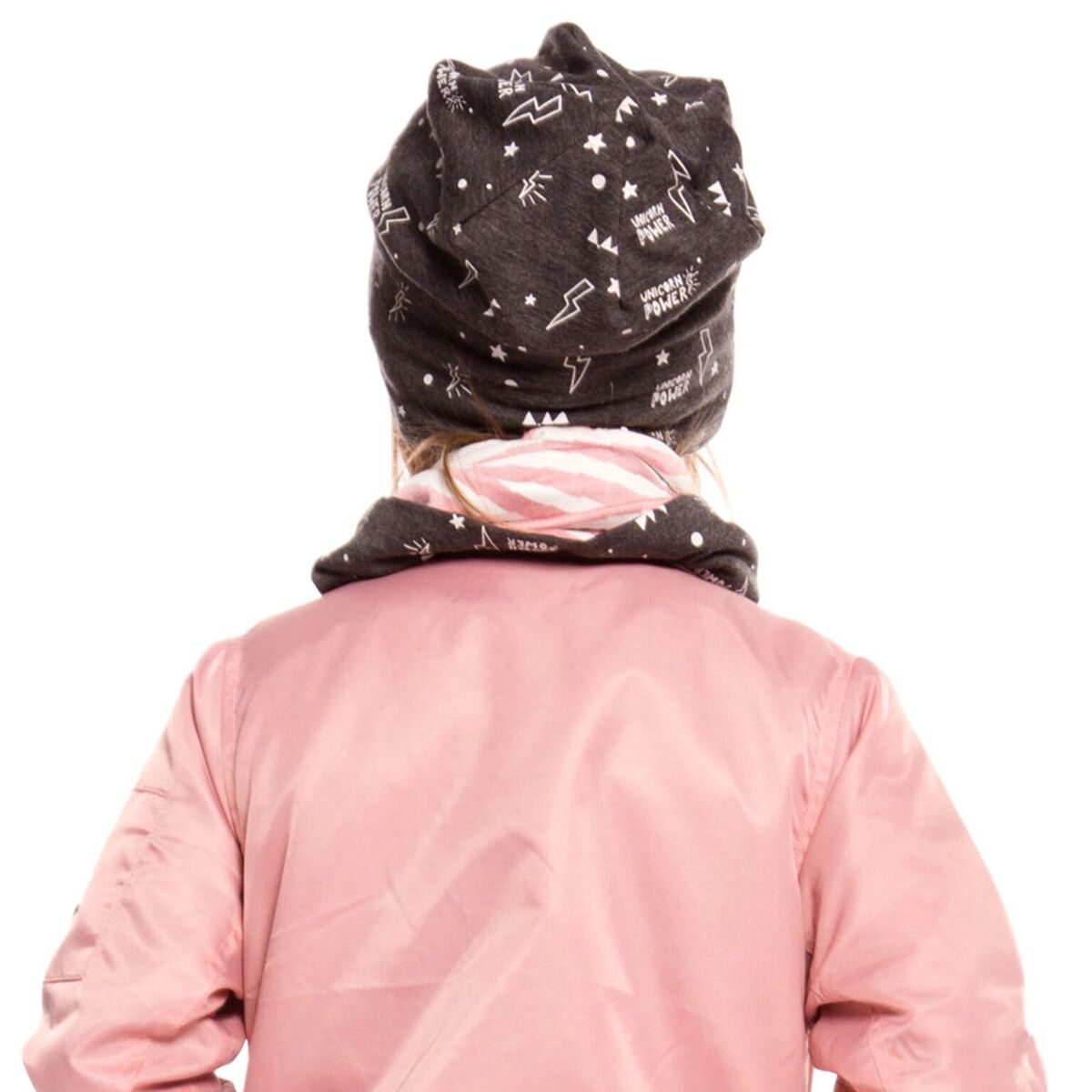 Ensemble tuque et foulard réversible A30FAC