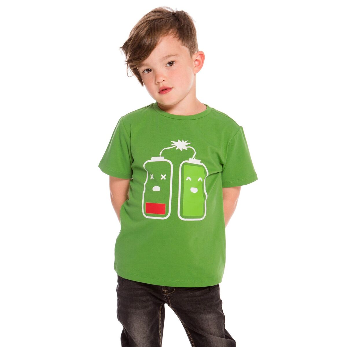 T-shirt vert Pile A30S71